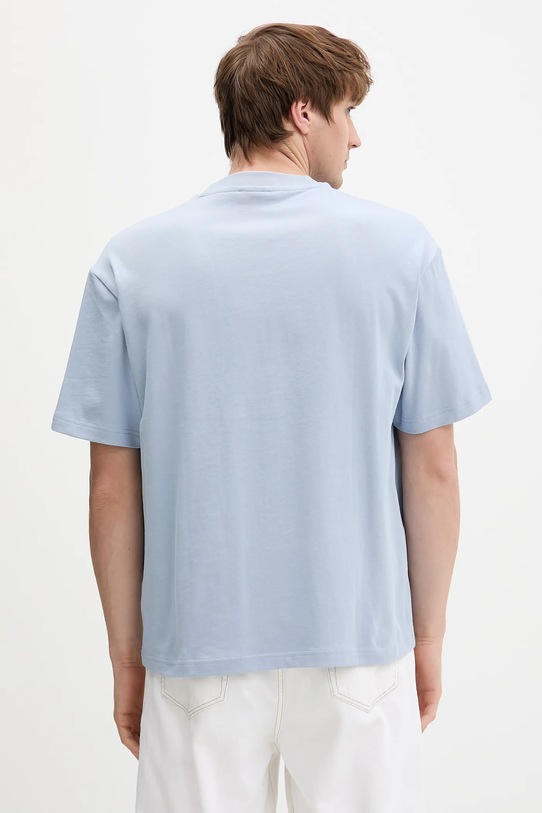 Ρούχα Βαμβακερό μπλουζάκι HUGO Bashinah 50525765 μπλε