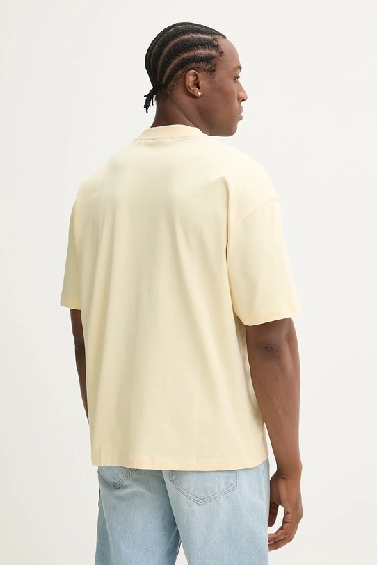 Дрехи Памучна тениска HUGO 50525765 жълт