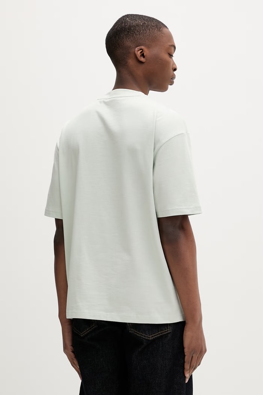 Oblečenie HUGO basic tričko pánske bavlnené Dinkee 50525765 zelená