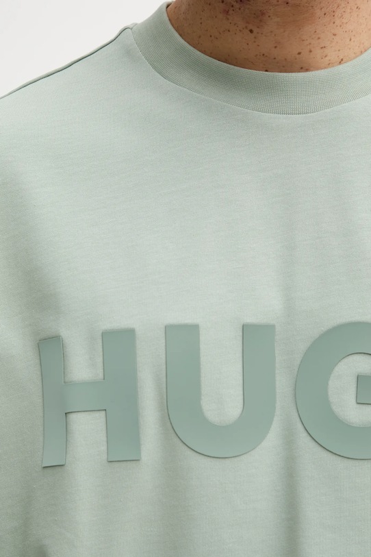 HUGO t-shirt bawełniany 50525765 zielony