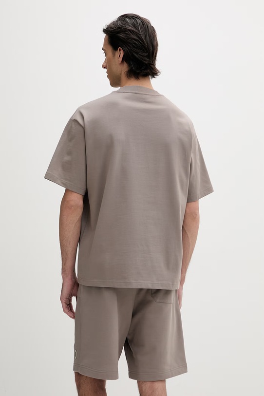 Oblečenie Bavlnené tričko HUGO Dinkee 50525765 béžová