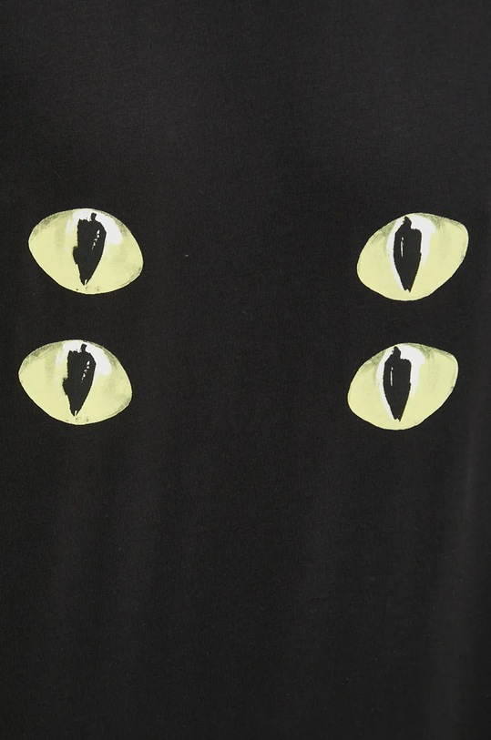 Bavlněné tričko HUGO 50530203 černá