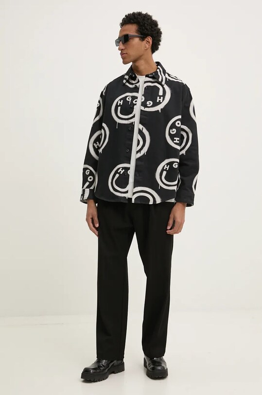 HUGO tricou din bumbac 50522134 bej AW24