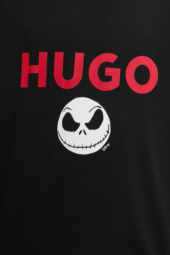 HUGO t-shirt bawełniany 50537986 czarny