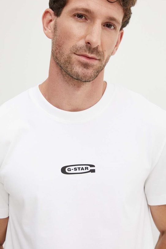 Pamučna majica G-Star Raw D25093.C784 bijela