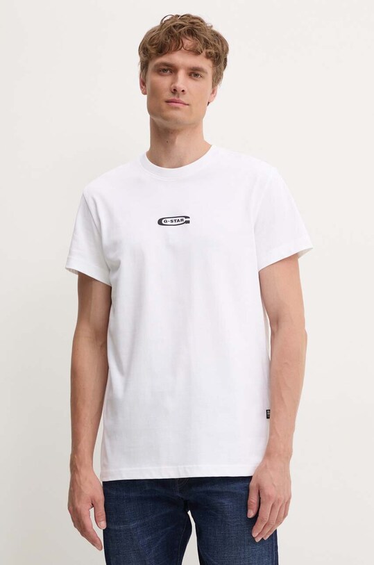 Îmbrăcăminte G-Star tricou din bumbac D25093.C784 alb