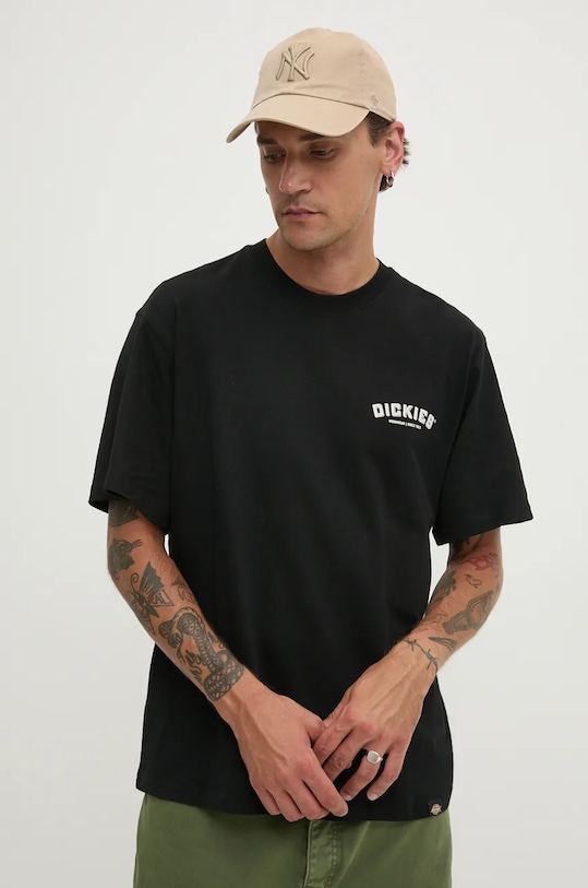 Oblečení Bavlněné tričko Dickies BUILDER DK0A85SY černá