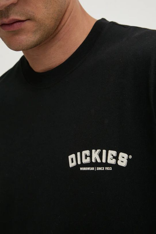 Памучна тениска Dickies BUILDER DK0A85SY черен