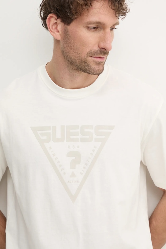 Tričko Guess AZHA béžová Z4BI02.I3Z14