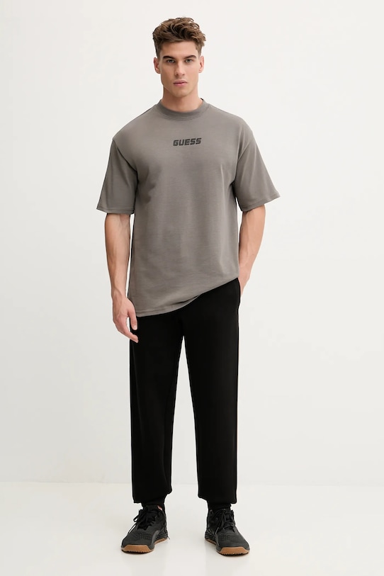 Guess t-shirt bawełniany DALIM Z4BI00.KCE21 beżowy SS25