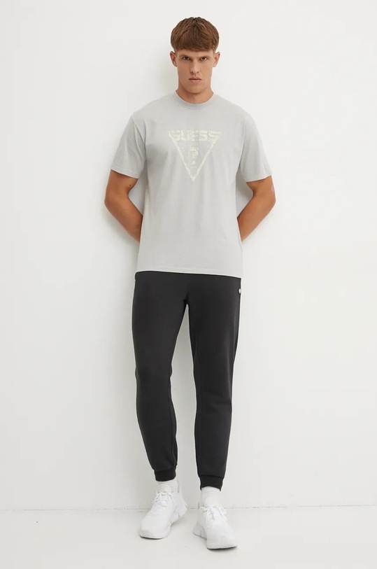 Bavlněné tričko Guess ALIOTH Z4BI05.K8FQ4 šedá AW24