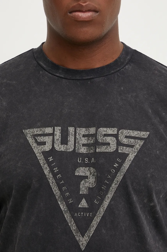 Bavlněné tričko Guess ALIOTH Z4BI05.K8FQ4 černá