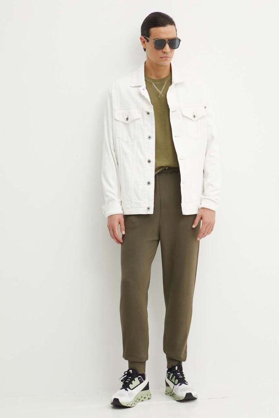 Pamučna majica G-Star Raw D24449.2653 zelena AW24