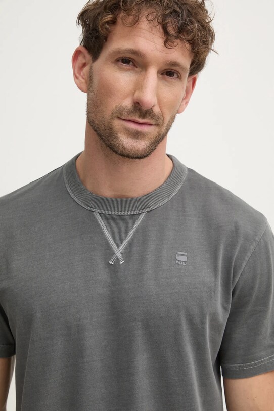 G-Star tricou din bumbac gri D24449.2653