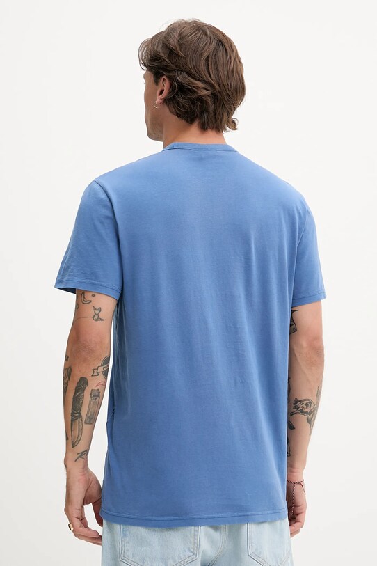 Ruházat G-Star Raw pamut póló D24449.2653 kék
