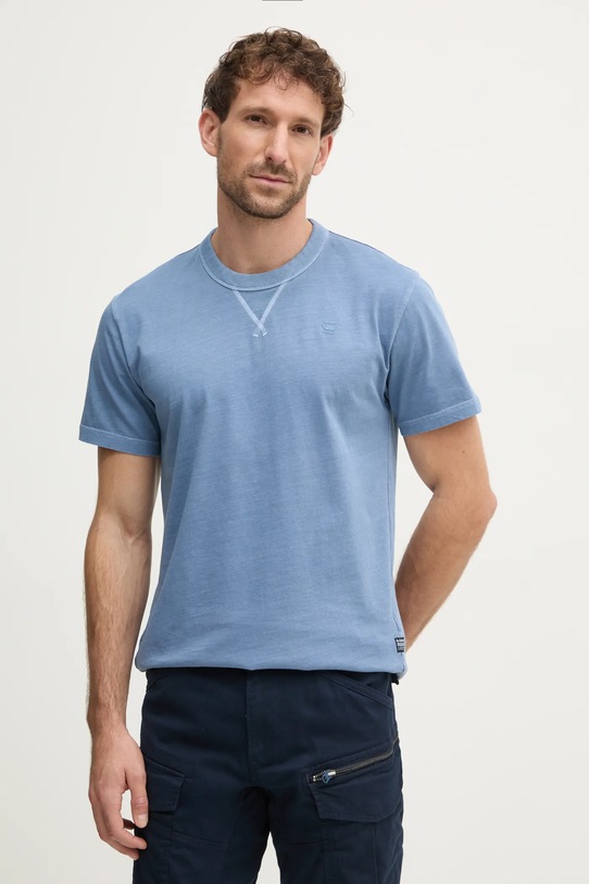 G-Star tricou din bumbac albastru D24449.2653