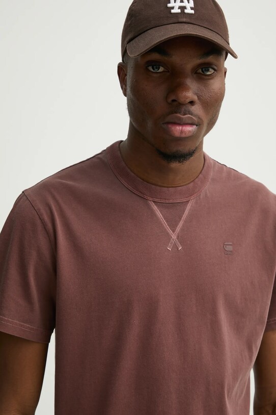 G-Star tricou din bumbac portocaliu D24449.2653