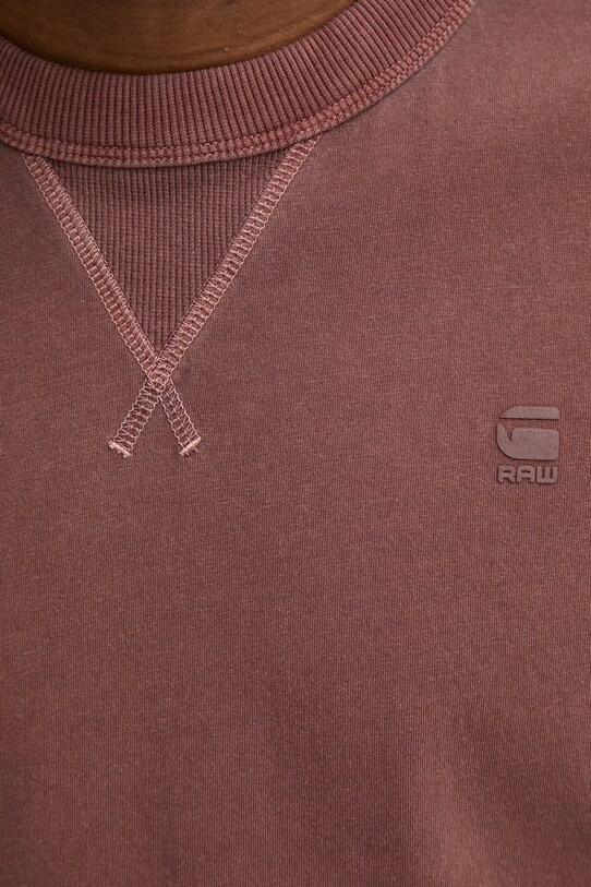 G-Star tricou din bumbac D24449.2653 portocaliu