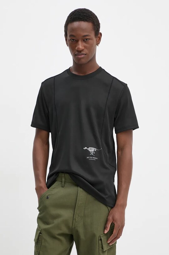 G-Star tricou print negru D25079.D848