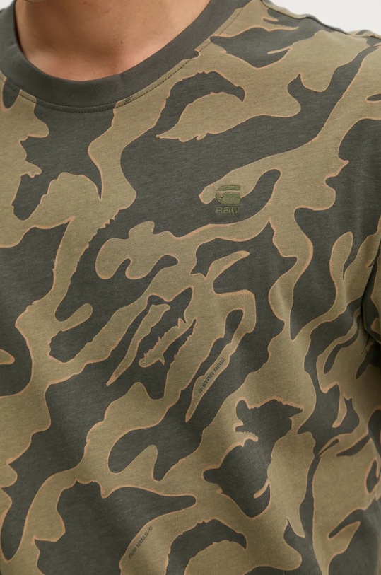 Bavlnené tričko G-Star D25082.C334 zelená