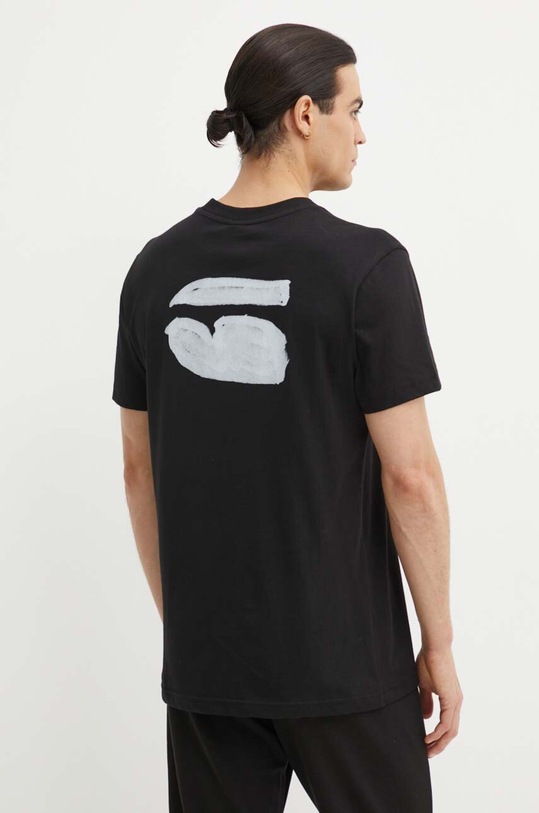 Oblečenie Bavlnené tričko G-Star D25700.336 čierna