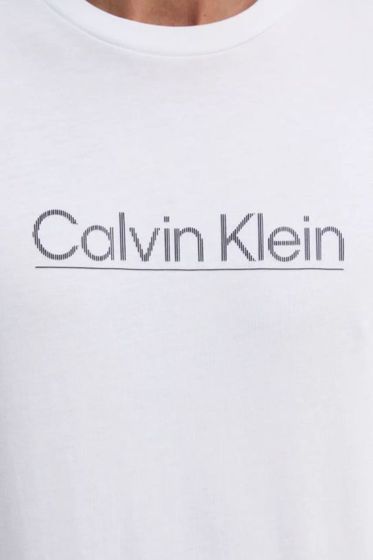 Calvin Klein t-shirt bawełniany biały K10K113587