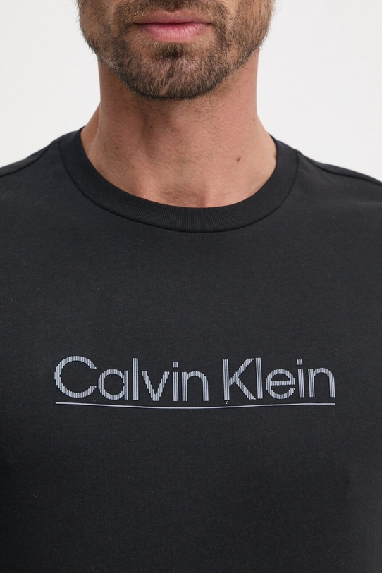 Хлопковая футболка Calvin Klein чёрный K10K113587