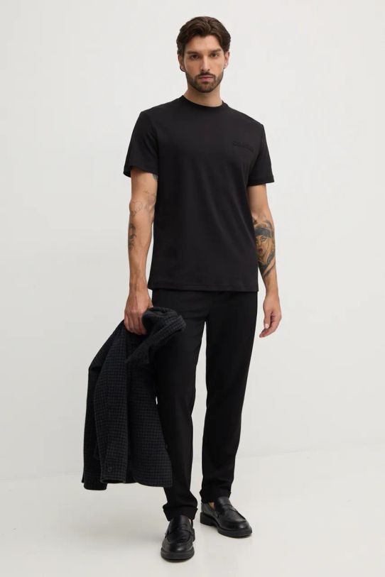 Calvin Klein tricou din bumbac K10K113737 negru AW24