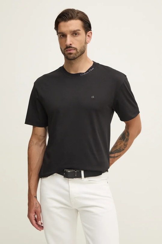 Calvin Klein tricou din bumbac negru K10K114091