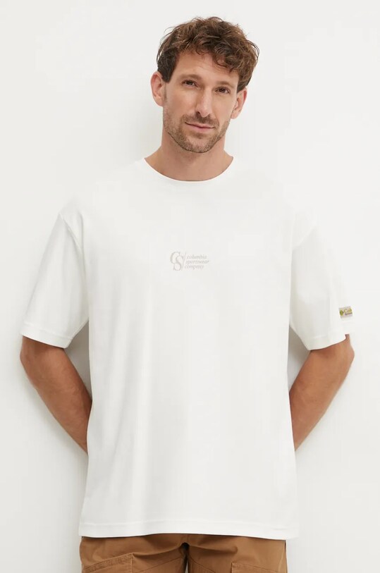 Футболка Columbia CSC Heritage regular бежевий 2090871