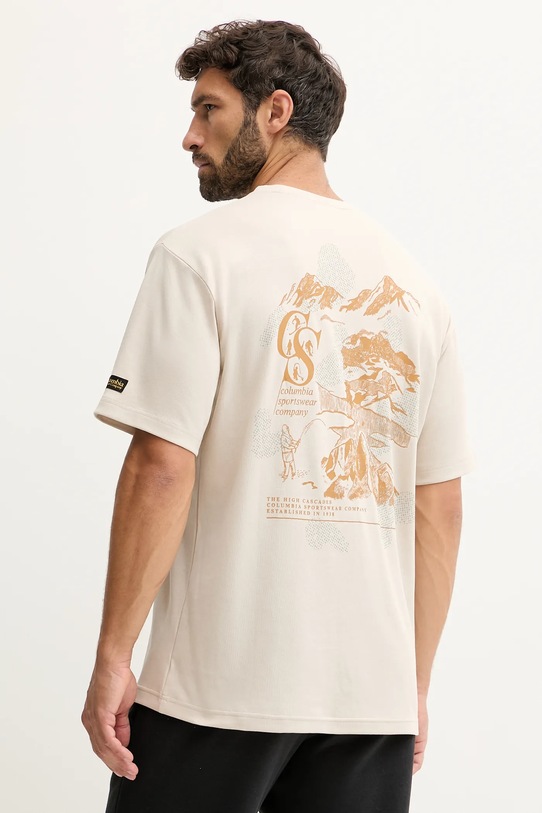 Columbia t-shirt CSC Heritage beżowy 2090871