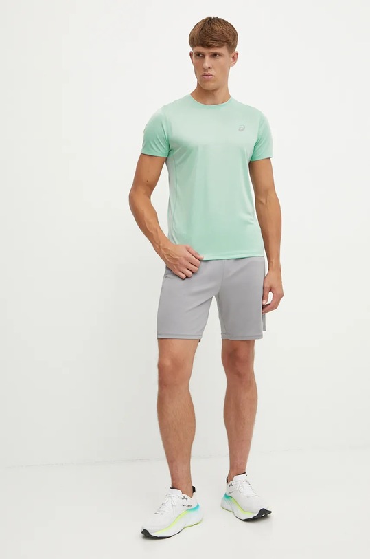 Футболка для бега Asics Core 2011C341.304 бирюзовый AW24