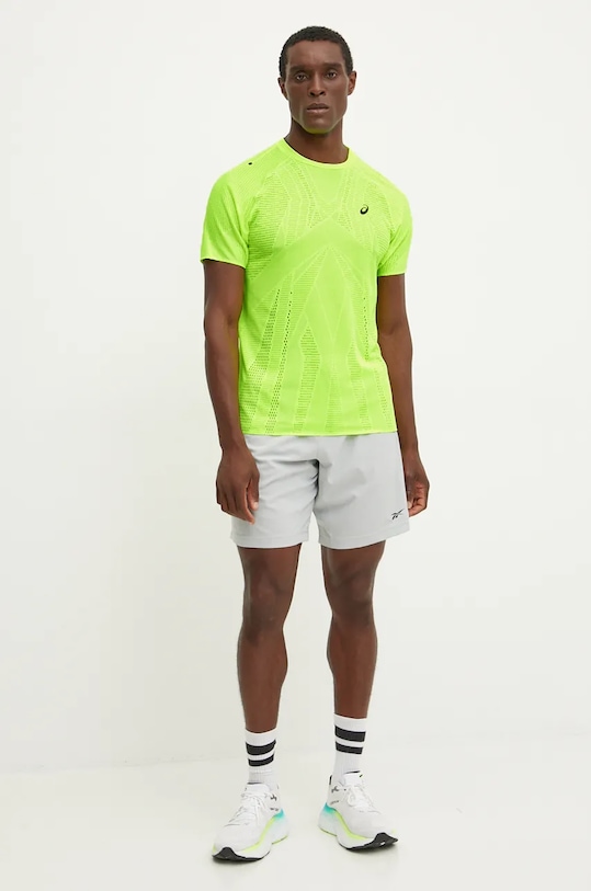 Asics t-shirt do biegania Metarun 2011C986.750 zielony AW24