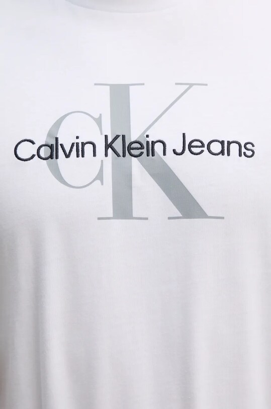 Хлопковая футболка Calvin Klein Jeans 00040EM289 белый
