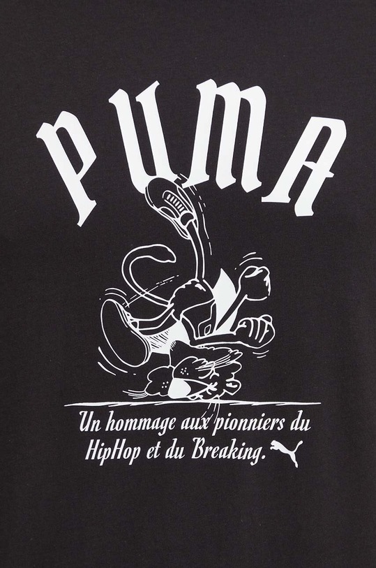 Puma tricou din bumbac 628003 negru