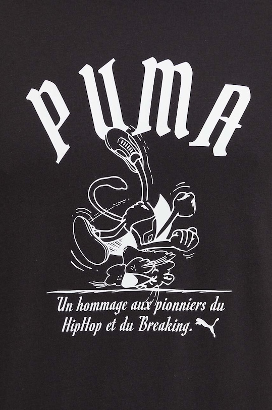 Puma tricou din bumbac 628003 negru