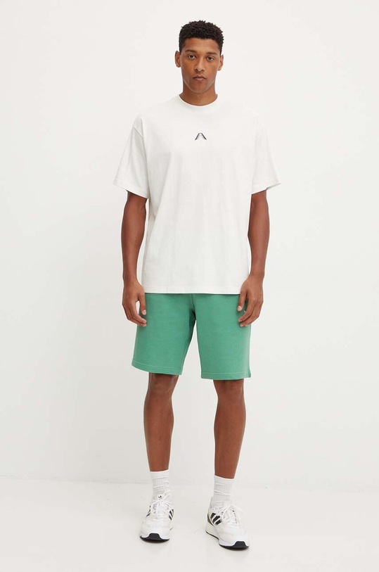 adidas Originals t-shirt bawełniany IU2810 beżowy AW24