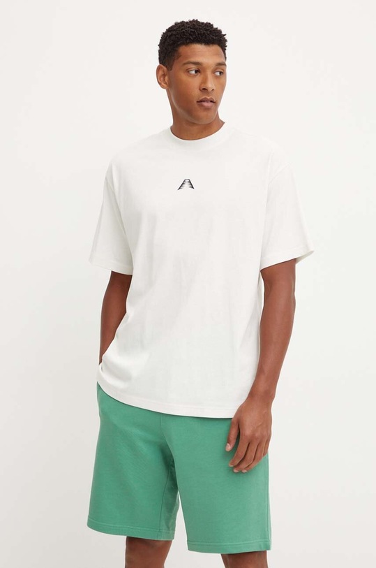 Odzież adidas Originals t-shirt bawełniany IU2810 beżowy