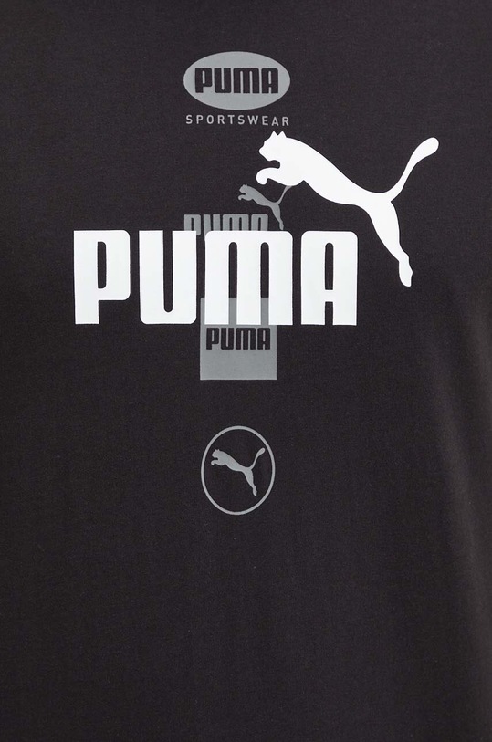 Puma tricou din bumbac 681738 negru