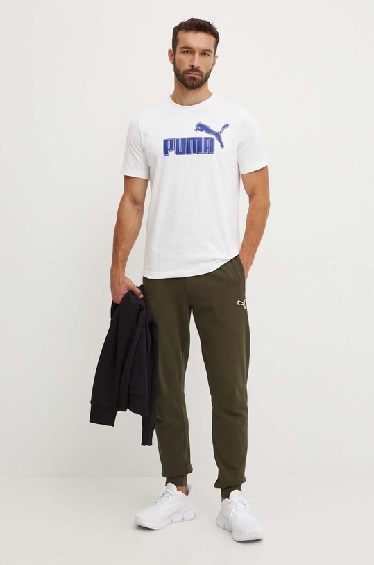 Puma tricou 681861 alb AW24