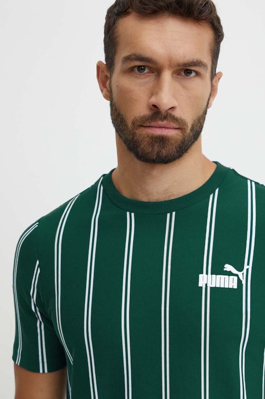 Puma tricou din bumbac verde 681862