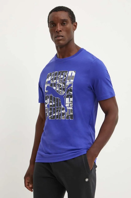 Puma t-shirt pamut lila 681927