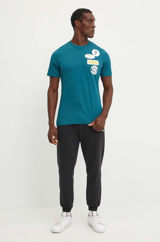 Puma tricou 683208. verde AW24
