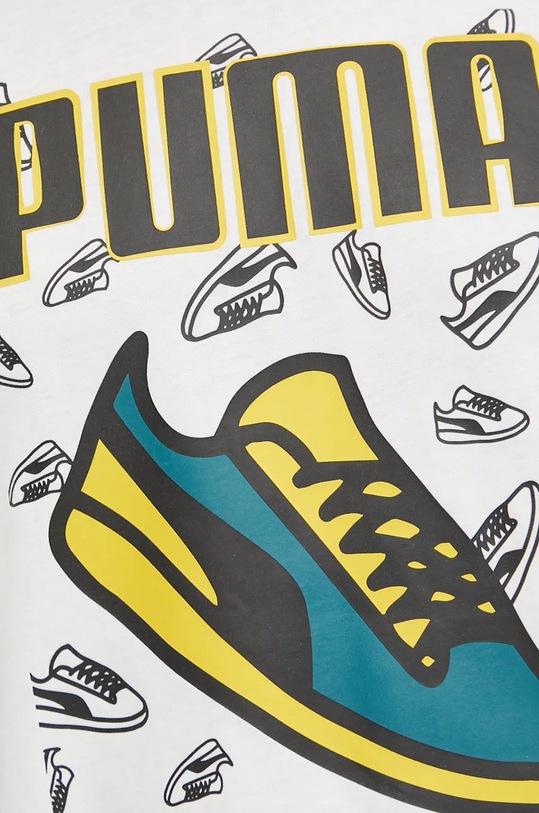 Puma tricou din bumbac 683209 alb