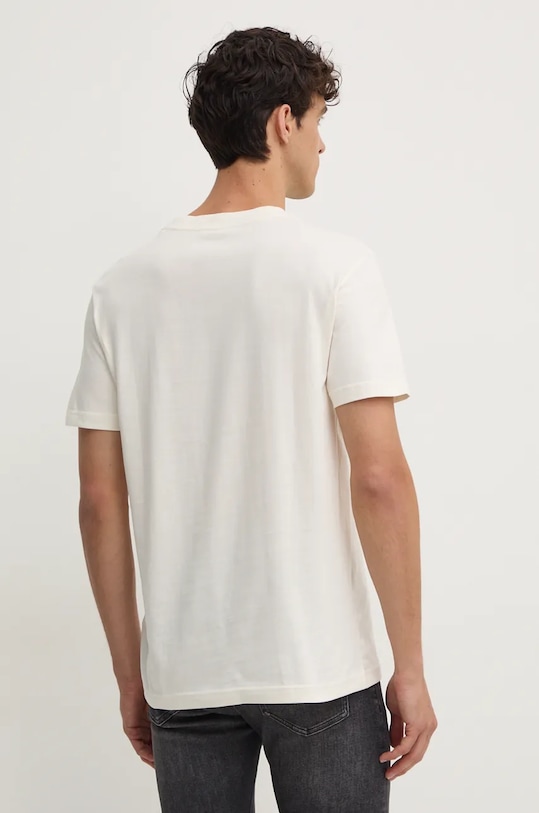 Дрехи Памучна тениска Calvin Klein Jeans J30J326402 бежов