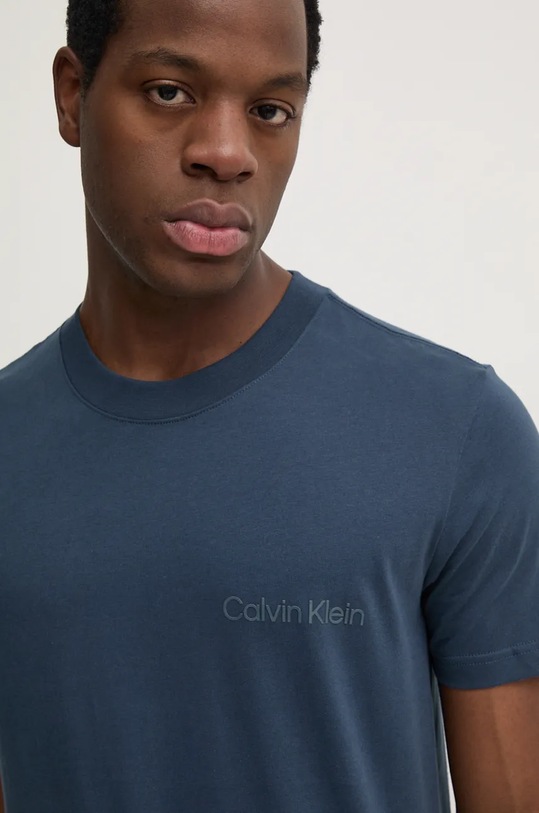Calvin Klein Jeans tricou din bumbac print bleumarin J30J326402