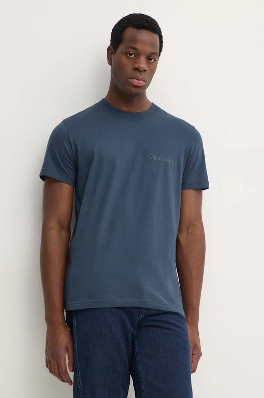 Calvin Klein Jeans tricou din bumbac bleumarin J30J326402