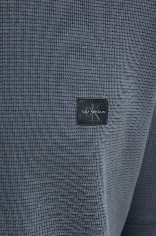 Bavlněné tričko Calvin Klein Jeans J30J326457 šedá