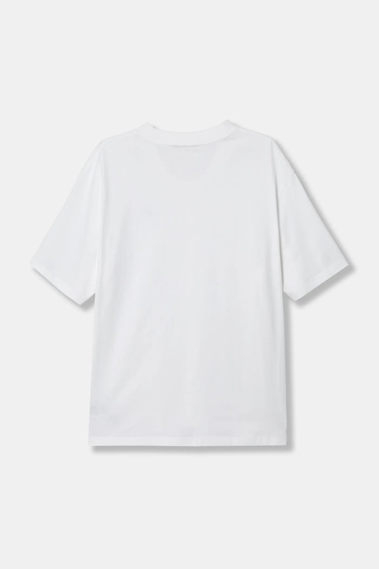 Bavlněné tričko Calvin Klein Jeans J30J326458 bílá AW24