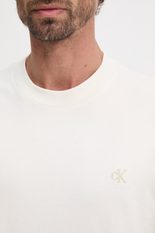 Calvin Klein Jeans tricou din bumbac J30J326683 bej